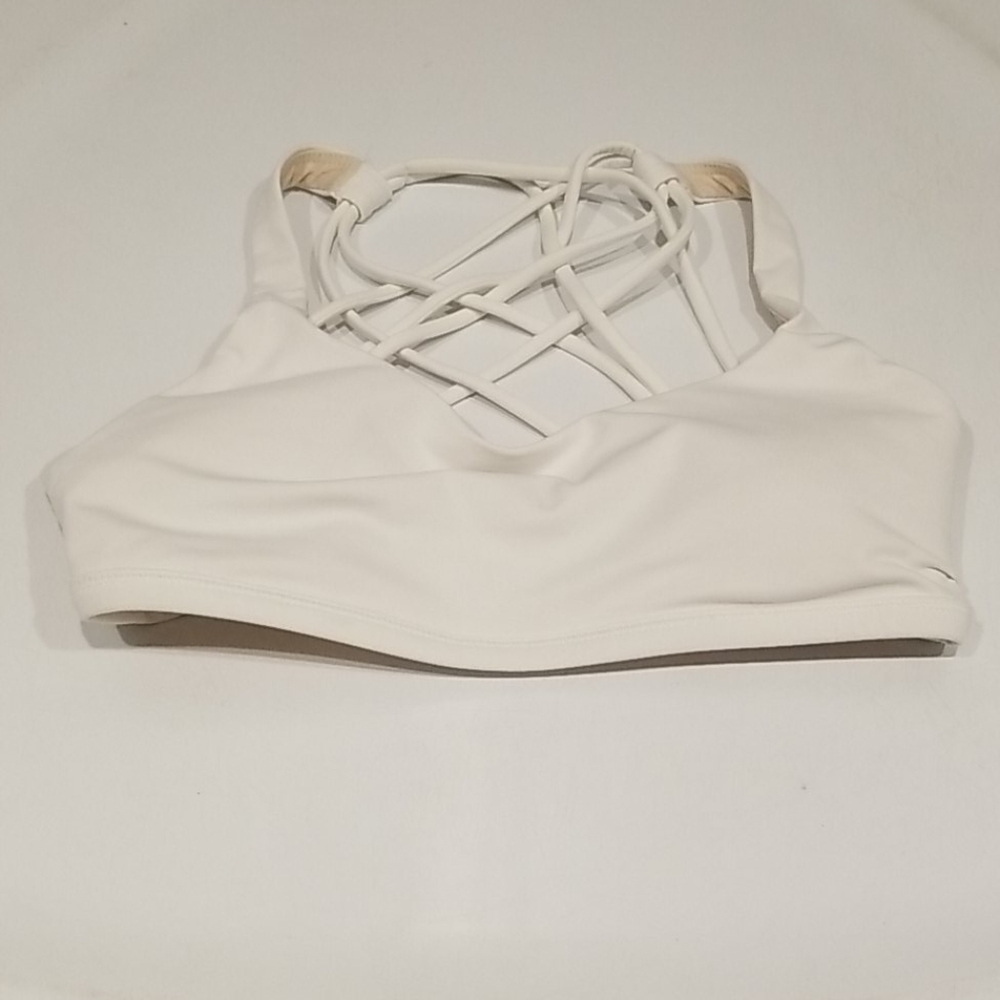 Lululemon White Sports bra